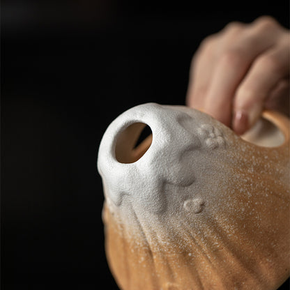 Gohobi Snow Mountain Ceramic Aromatherapy Fireplace Burner