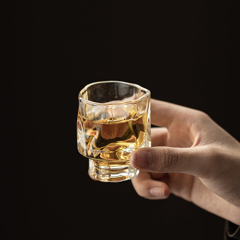 Gohobi High Borosilicate Glass Gongfu Tea Cup – Transparent Heat-Resistant Master Cup and Aroma Cup