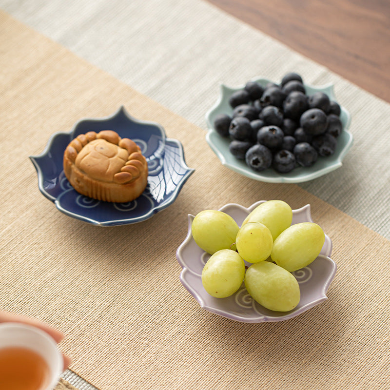 Gohobi Traditional Japanese Glazed Fruit Nuts Small Plate - Lianyun 012