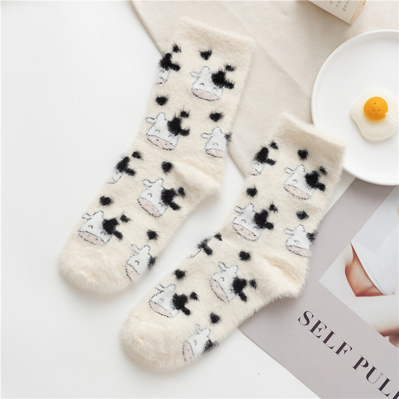 Gohobi Cute Animals Fleece Socks