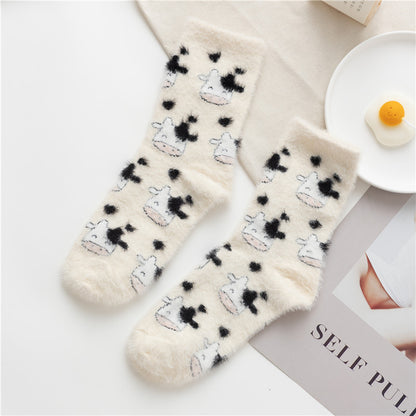 Gohobi Cute Animals Fleece Socks