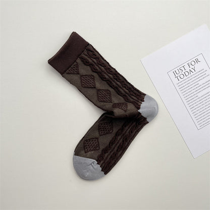 Gohobi Japanese 3D Floral Mid-Calf Socks