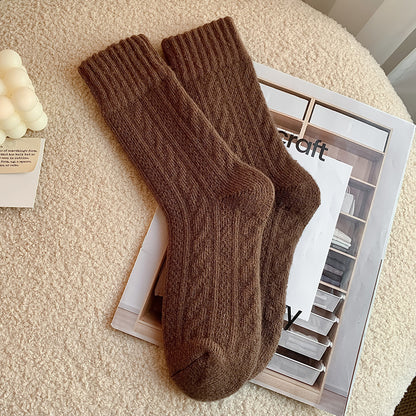 Gohobi Brown Autumn Socks