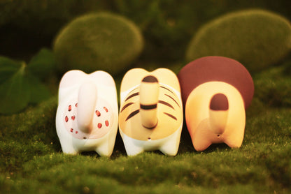 Gohobi x Little Diary Handmade Ceramic Lion Tiger Leopard