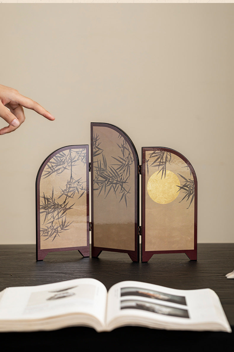 Gohobi New Chinese Bamboo Moon Desktop Screen