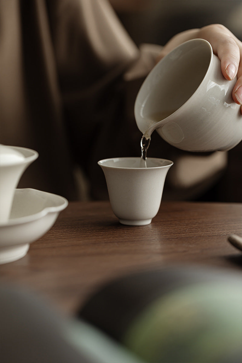 Gohobi Wood Ash Glaze Master Cup – Handmade Traditional Gongfu Tea Tasting Cup