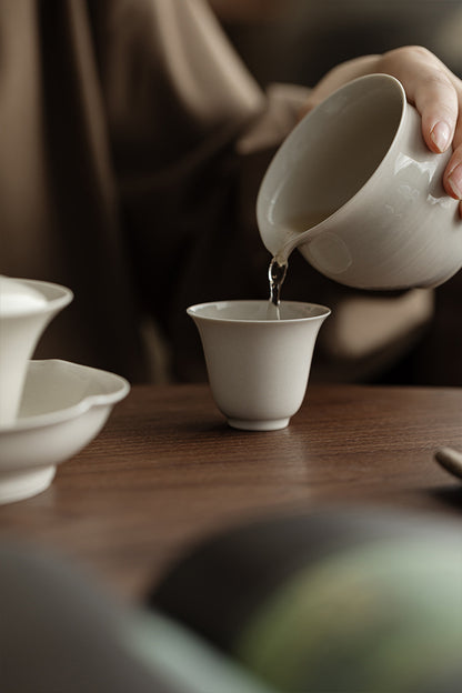 Gohobi Wood Ash Glaze Master Cup – Handmade Traditional Gongfu Tea Tasting Cup