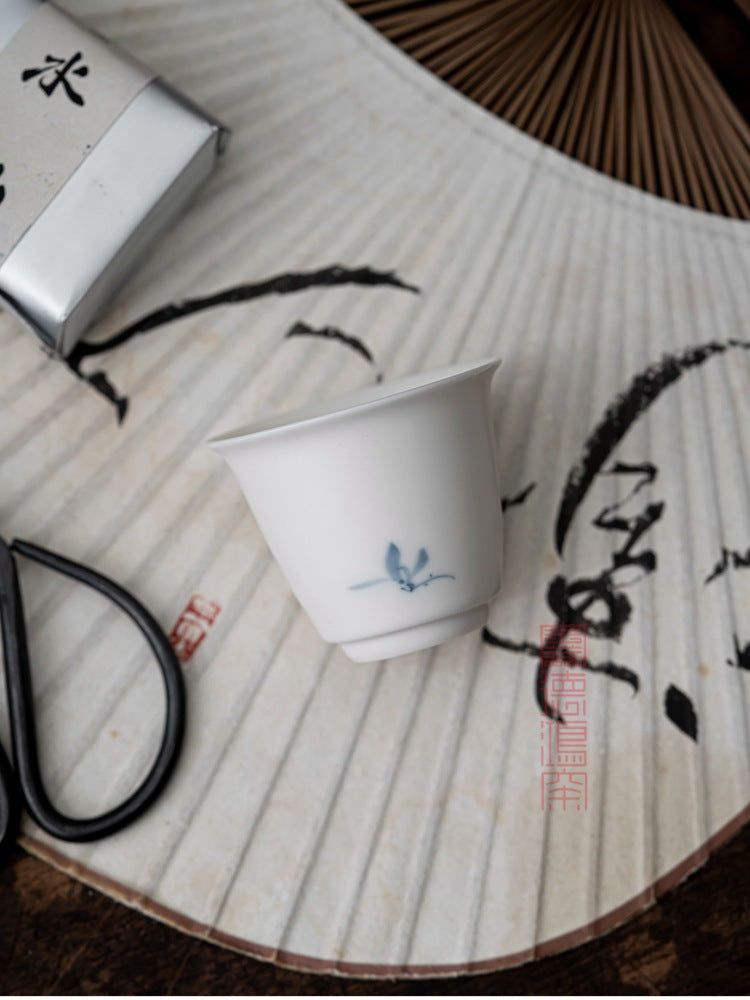 Gohobi Qiu Shui Orchid Ceramic Teacup