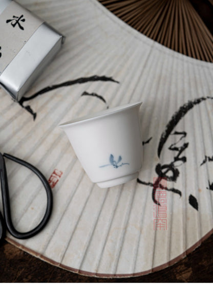 Gohobi Qiu Shui Orchid Ceramic Teacup