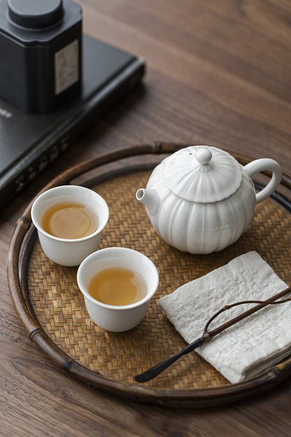 Gohobi Japanese-style Ash Glaze Handmade Ceramic Teapot