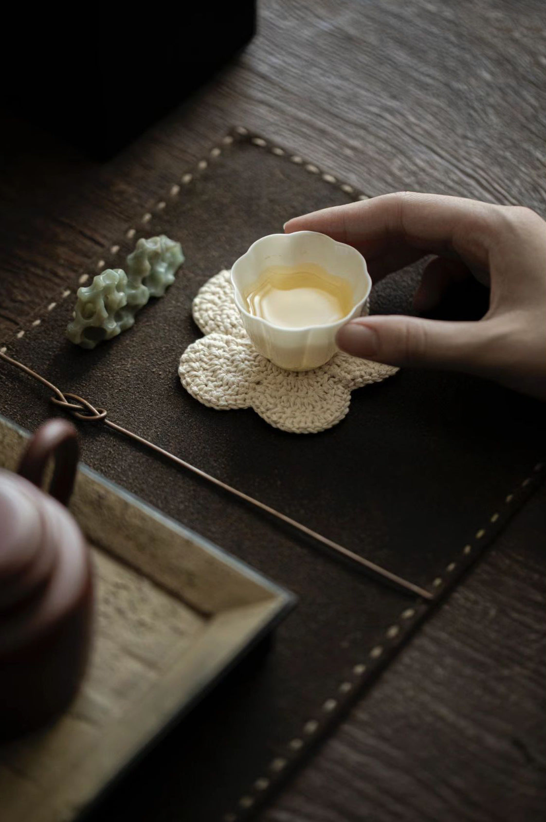 Gohobi Handmade Chinese Retro Coaster