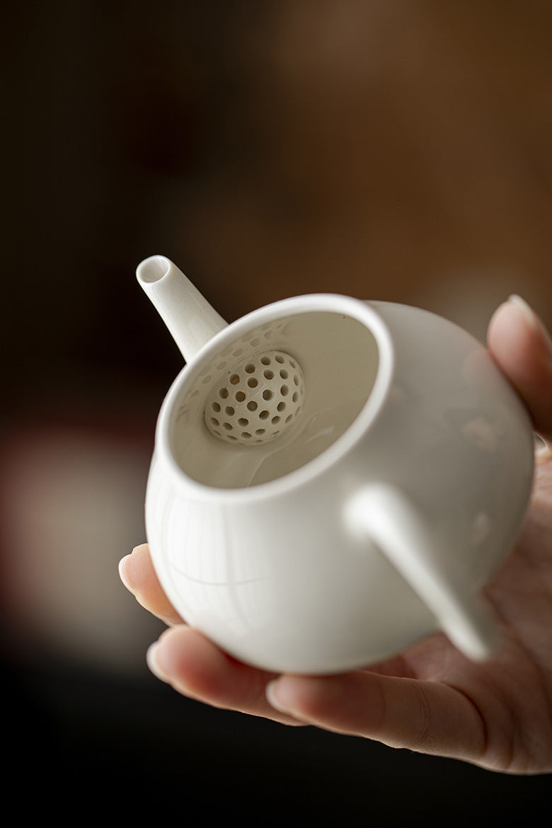 Gohobi Grass Ash Pear-Shaped Teapot