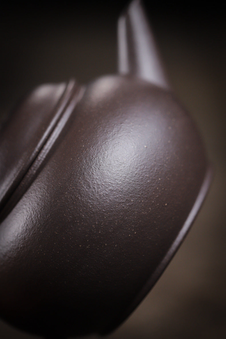 [Chingshui Tang 青水堂] Handmade Yixing Celadon Zisha Clay Shui Ping Teapot 100ml – Original Ore Tianqing Clay Thin-Walled Gongfu Tea Teapot with Built-In Filter