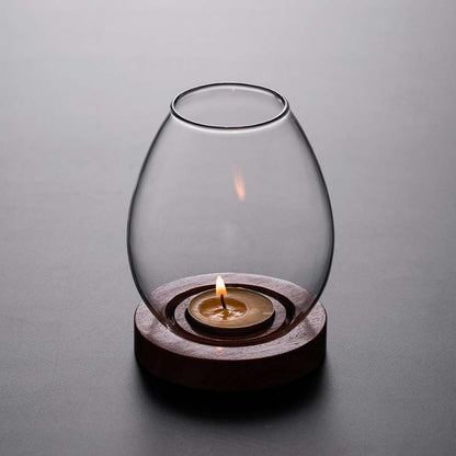 Gohobi Glass Candle Holder