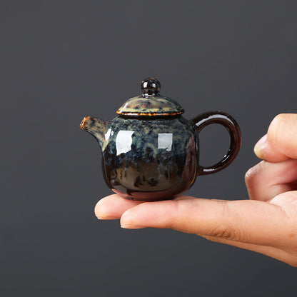 Gohobi Handmade Ceramic YiXing Clay Mini Teapot Ornament Tea pet