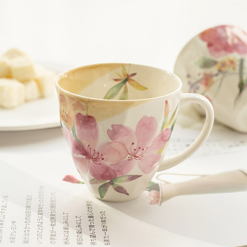[Made In Japan] Gohobi Japanese Flowers Mug Coffee Cup