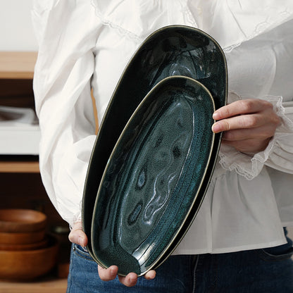 Gohobi Kiln-Change Oval Plate