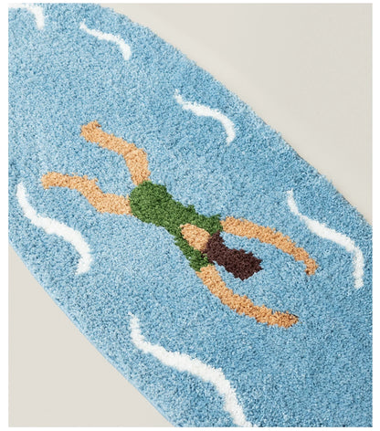 Gohobi Dopamine Tufted Surfboard Bedside Rug