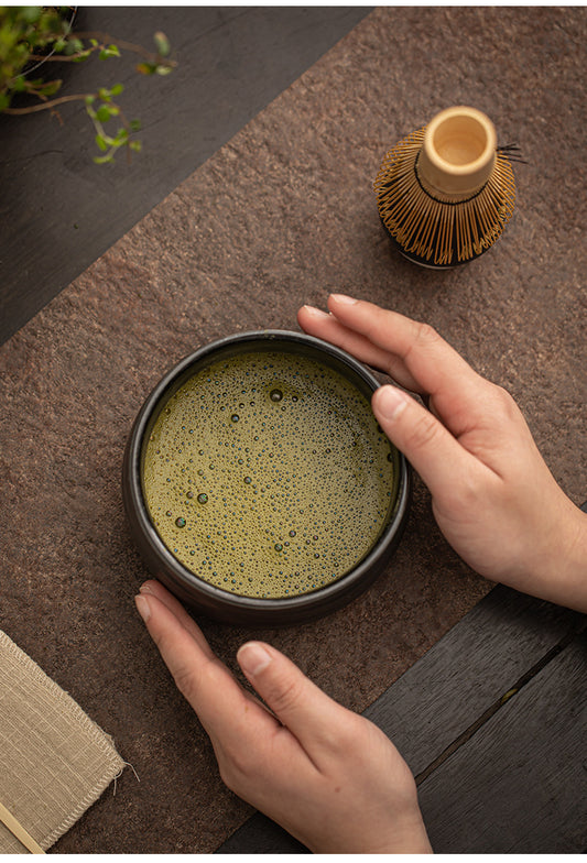 Gohobi Classic Ceramic Bowl Matcha Set