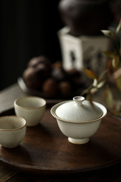 Gohobi Jingdezhen Artisan Japanese-Style High-Footed Gaiwan