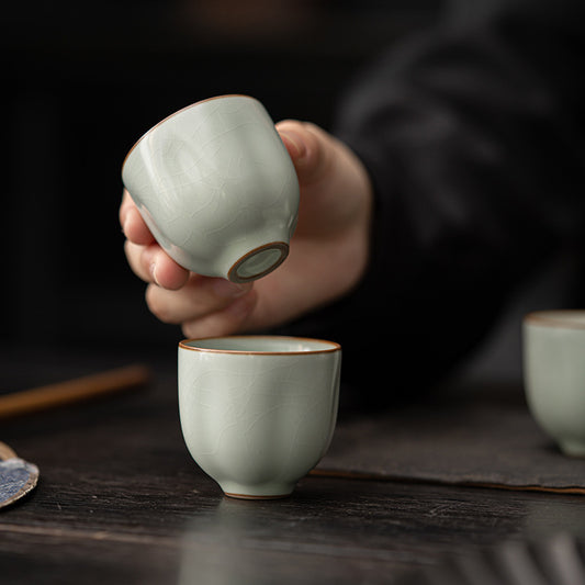 Gohobi Handmade Ceramic Ruware Tea Cups