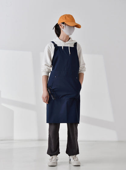 Gohobi Korean-Style Printed Cotton-Linen Apron