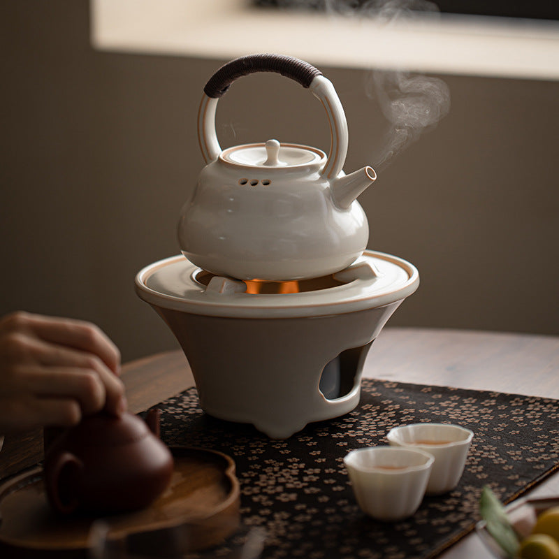 Gohobi Traditional Teapot and Stove Set 001