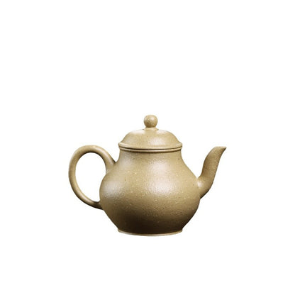 [Chingshui Tang 青水堂] Handmade Yixing Green Zisha Clay Si Ting Teapot – 130ml Original Ore Clay Gongfu Teapot with Built-in Filter