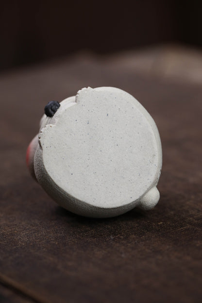 Gohobi Yixing Purple Clay Mouse Tea Pet – Handmade Lucky Ornament
