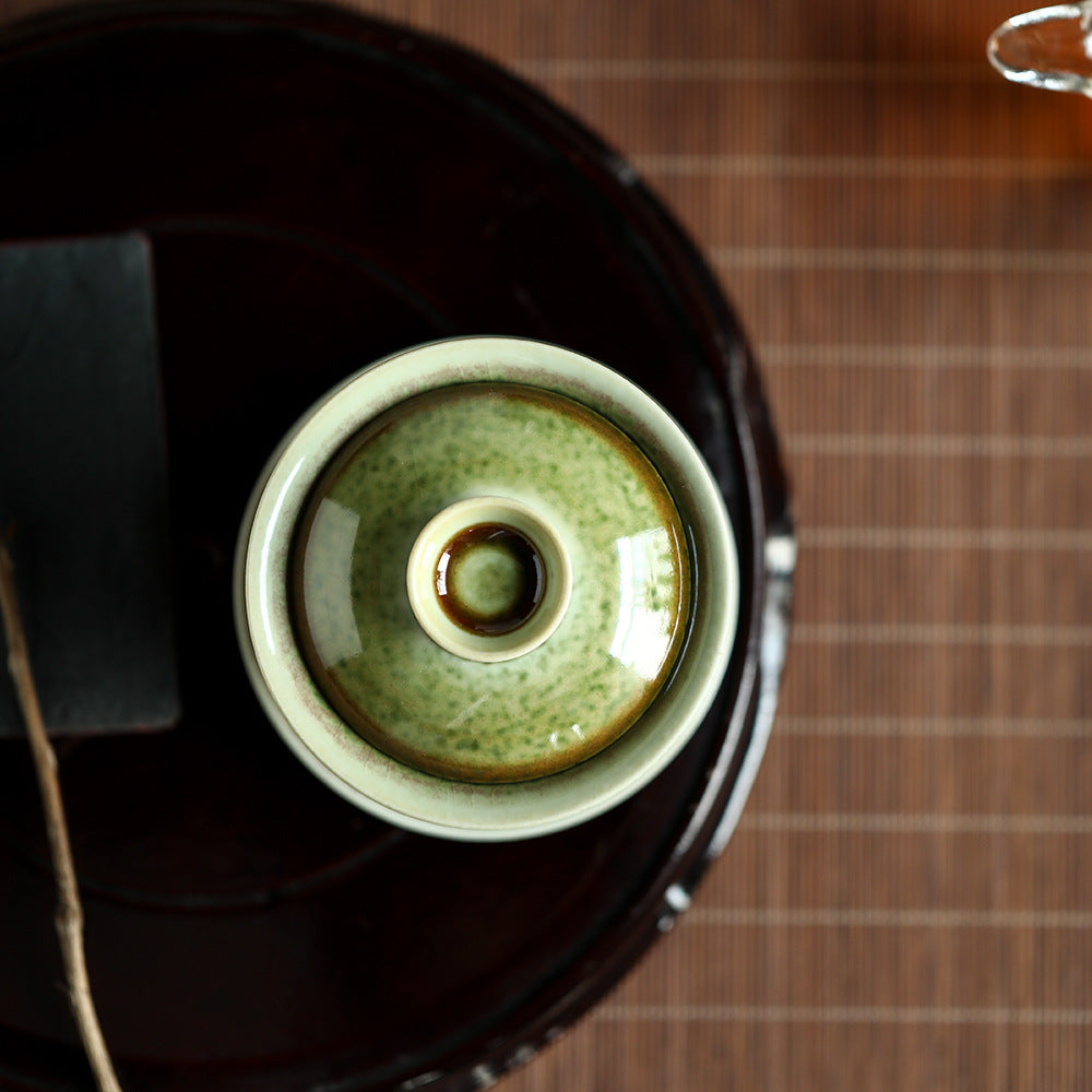 Gohobi Handmade Ceramic Soda Green Gaiwan