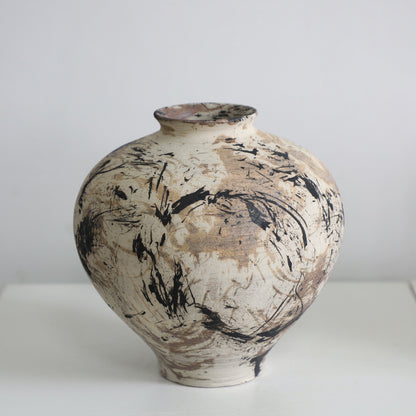 Gohobi Original Oil Painting Designer Ceramic Vase