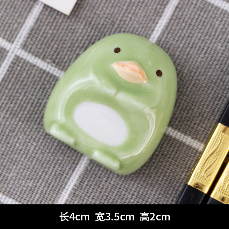 Gohobi Ceramic Cartoon Animal Chopstick Rest