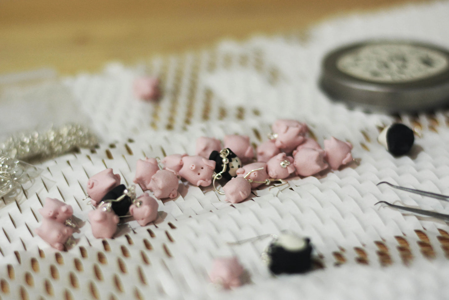 Gohobi x Little Diary Handmade Ceramic Earrings