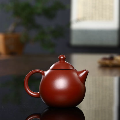 Gohobi Yixing Red Clay Dragon Egg Teapot