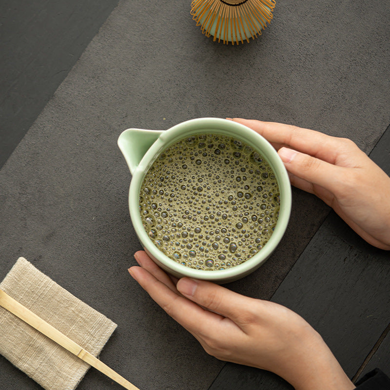 Gohobi Colourful Ceramic Bowel Matcha Set