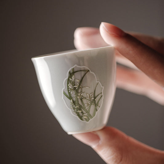 Gohobi Vintage Window White Tea Cup