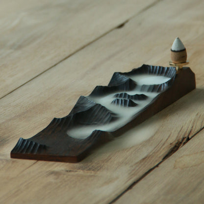 Gohobi Handcrafted Solid Wood Incense Holder