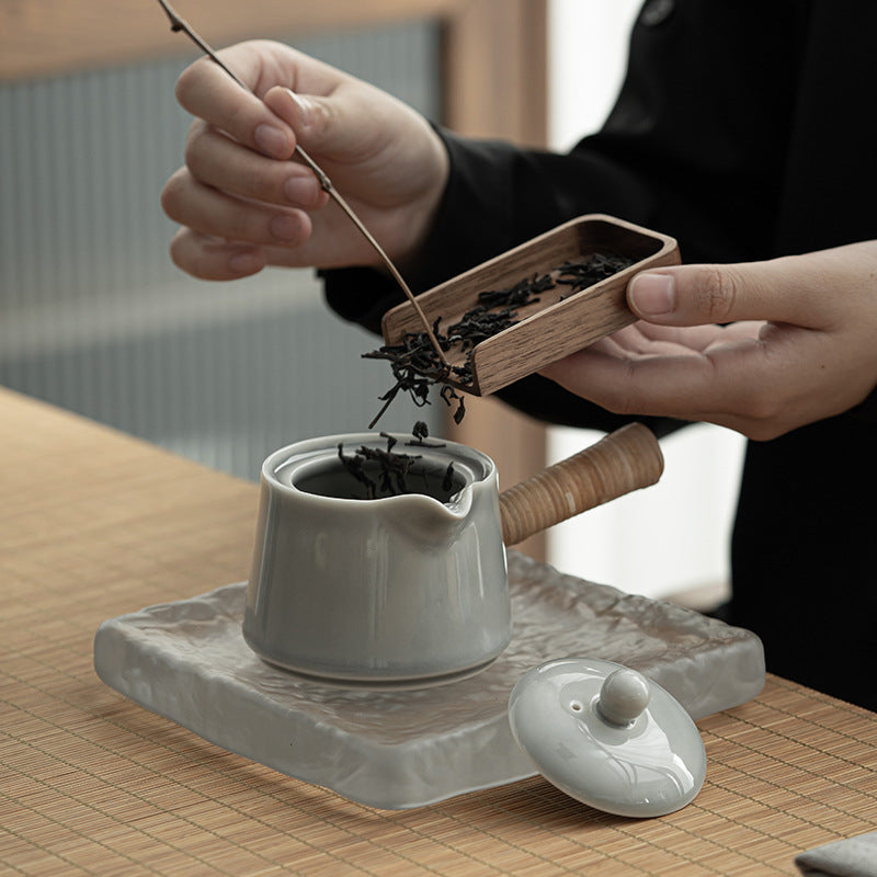 Gohobi Japanese Style Ice Grey Teapot 001