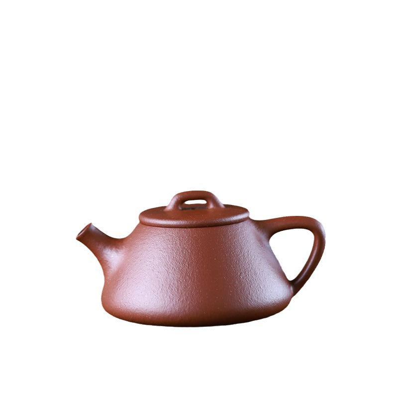 [Chingshui Tang 青水堂] Handmade Yixing Zisha Sandy Purple Clay Teapot – 120ml Handmade Original Ore Jiangpo Clay Shih Piao Style Thin-Walled Teapot, Ideal for Gongfu Tea and Gift Set, Suitable for Da Hong Pao