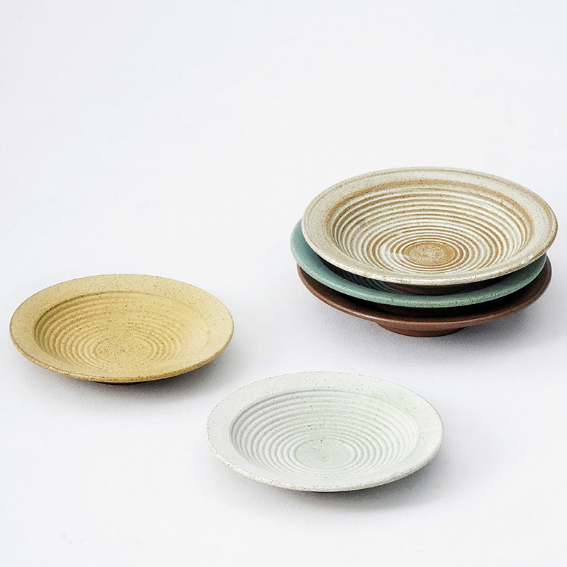 Gohobi Japanese Kiln-Change Ceramic Dining Plate