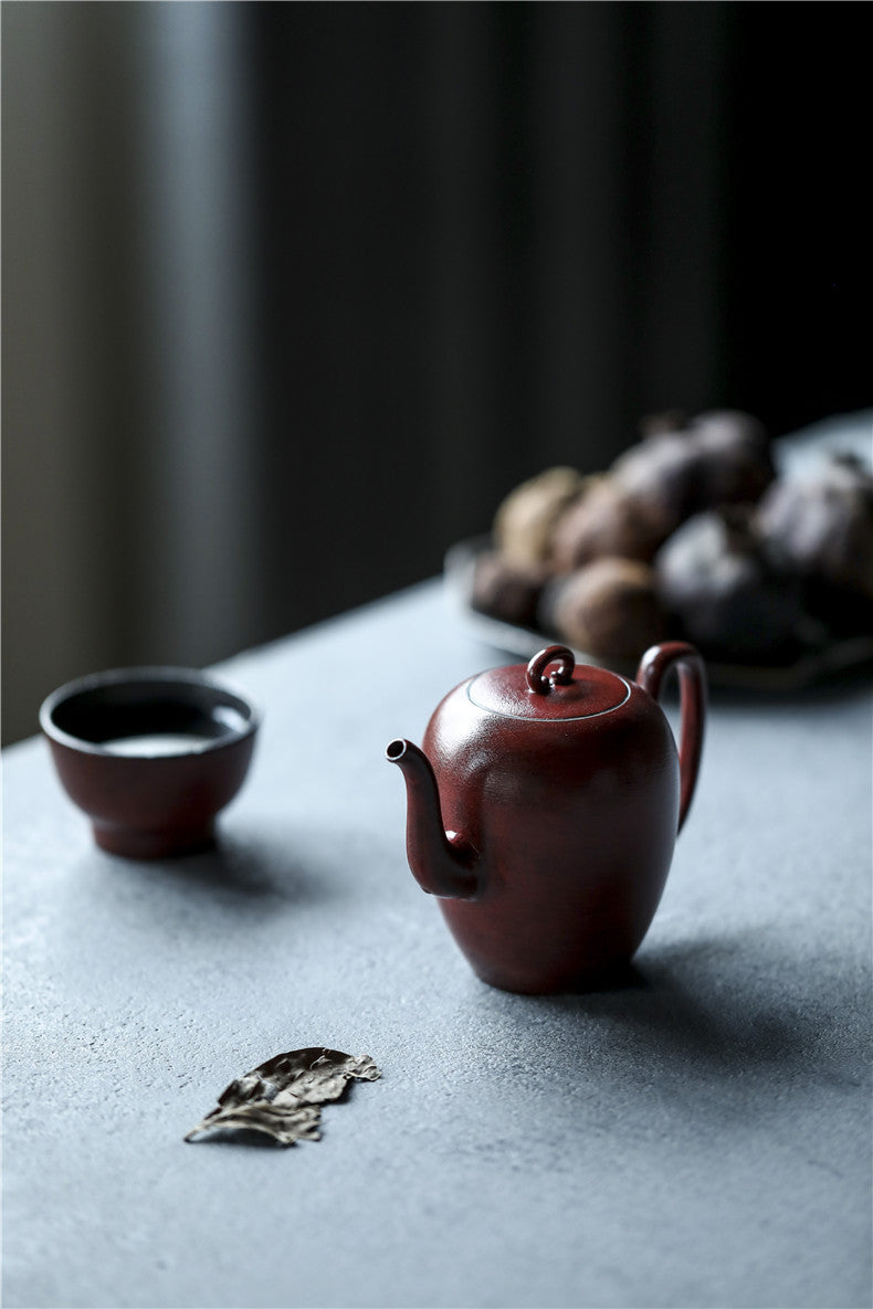 Gohobi Handmade Forbidden City Red Teapot