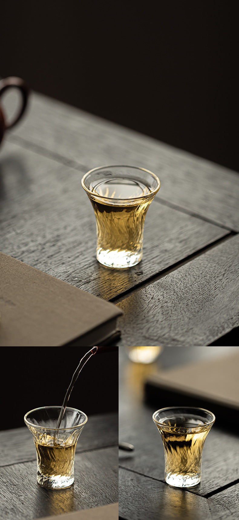 Gohobi High Borosilicate Glass Gongfu Tea Cup – Transparent Heat-Resistant Master Cup and Aroma Cup