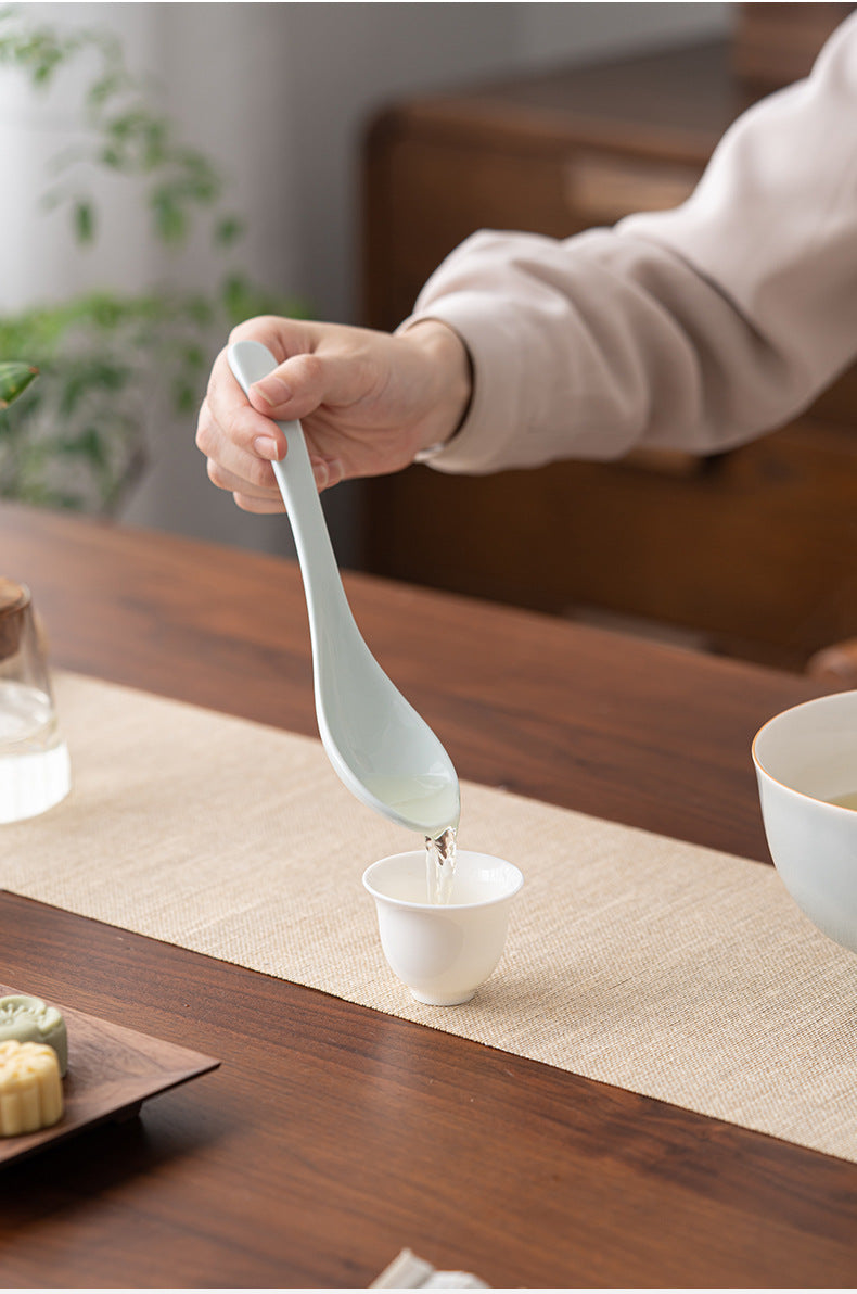 Gohobi Japanese Style Ice Grey and Green Bowl