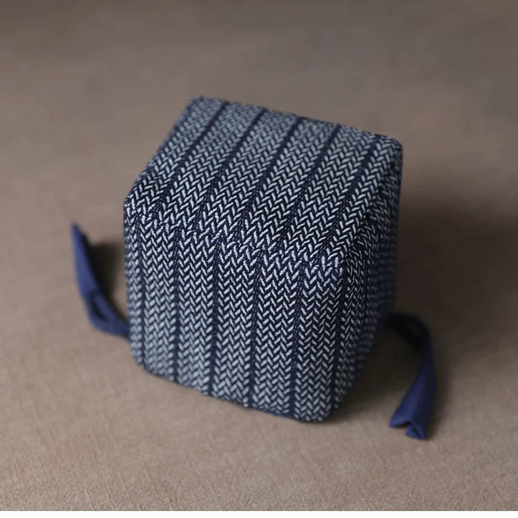 Gohobi Denim Mini Teaware Storage Travel Bag