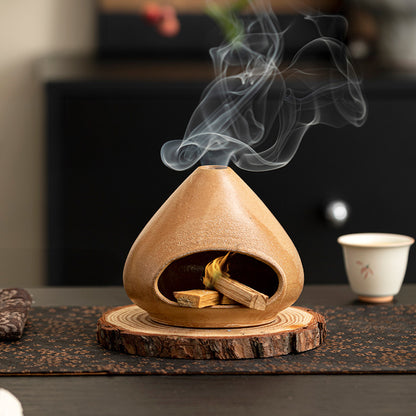 Gohobi Little Bean Ceramic Aromatherapy Fireplace Burner