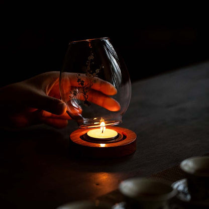 Gohobi Glass Candle Holder