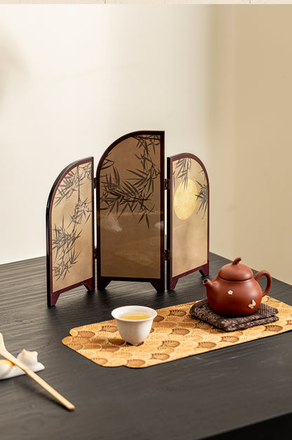 Gohobi New Chinese Bamboo Moon Desktop Screen