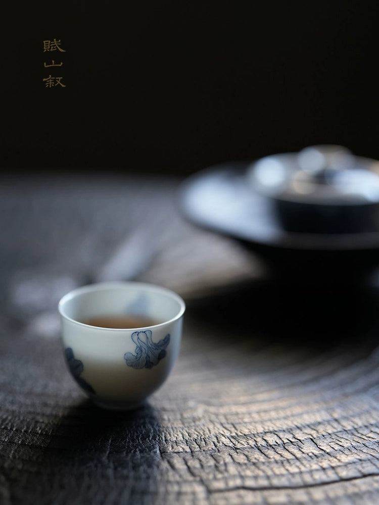 [賦山敘 x Gohobi] Blue and White "Cabbage" Small Tea Cup