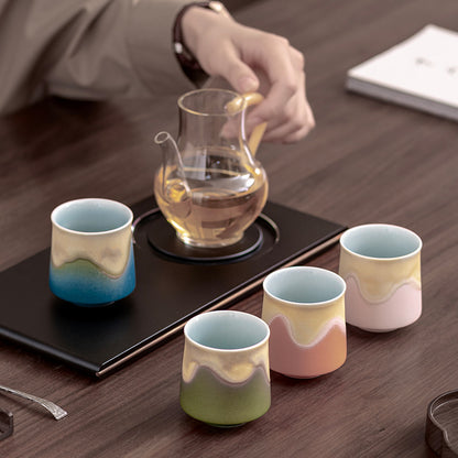 Gohobi Colourful Mountain Tea Cup Set 002