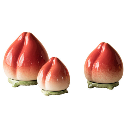 Gohobi Peach Shaped Food Container Storage